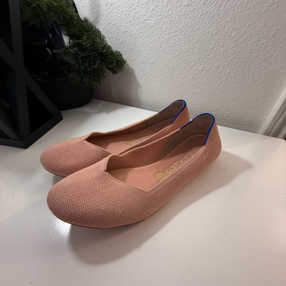 Rothy's Light Coral Pink Flats - Picture 4 of 8